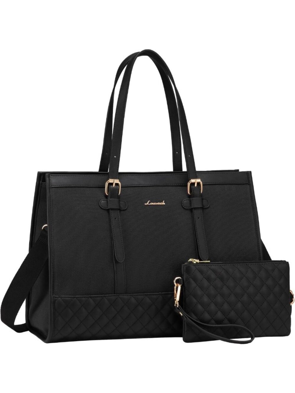 Stylish 17.3 Inch Laptop Tote Bag for Women, Work Purse, Computer Bag, Chic